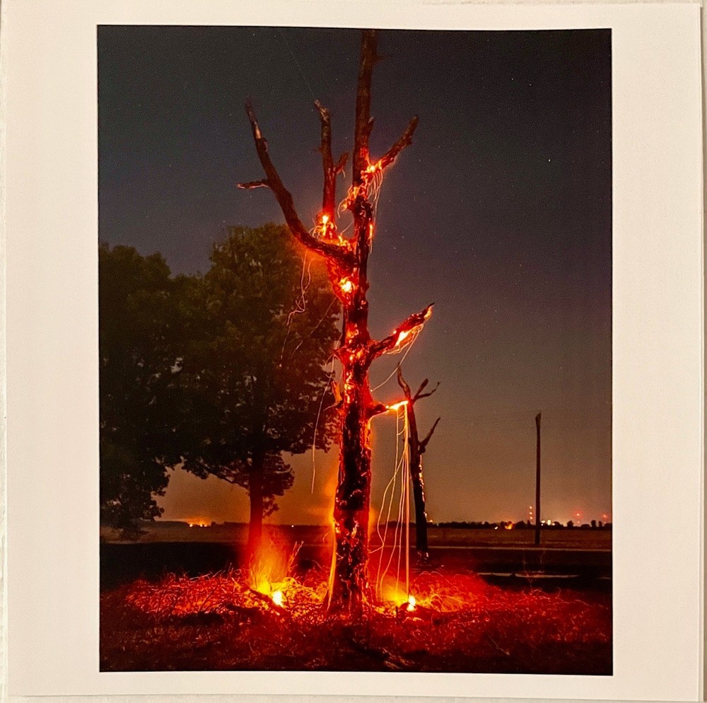 Jim Goldberg «Controlled burn, Wynne Arkansas USA 2021» Magnum photograph SIGNED