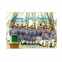 Postcard Shanty Choir Duisburg with autographs