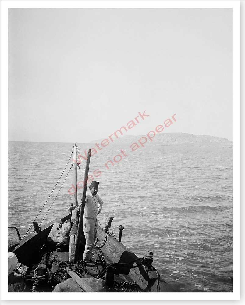 Mountain Of Sodom Holy Lands View From The Dead Sea 1920’s Silver Halide Photo