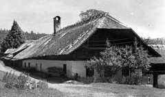 «Banernhaus Stmk» (Steiermark), farmhouse, Eduard PEZDIKA, vintage fine art nega