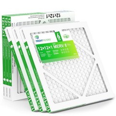 TRIGHTFILTERS 12x12x1 Air Filter 6 Pack, Durable MERV 8 Pleated Home HVAC AC …