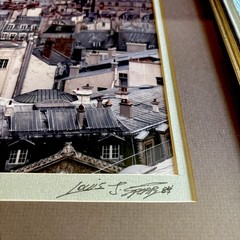 Original Vintage Photo «Roof Tops of Paris» by Louis J. Spear (1984) – Signed