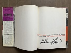 🎈SIGNED! William Klein – ROME 1959 1st Ed Excellent HC Daido, Super RARE! SALE!