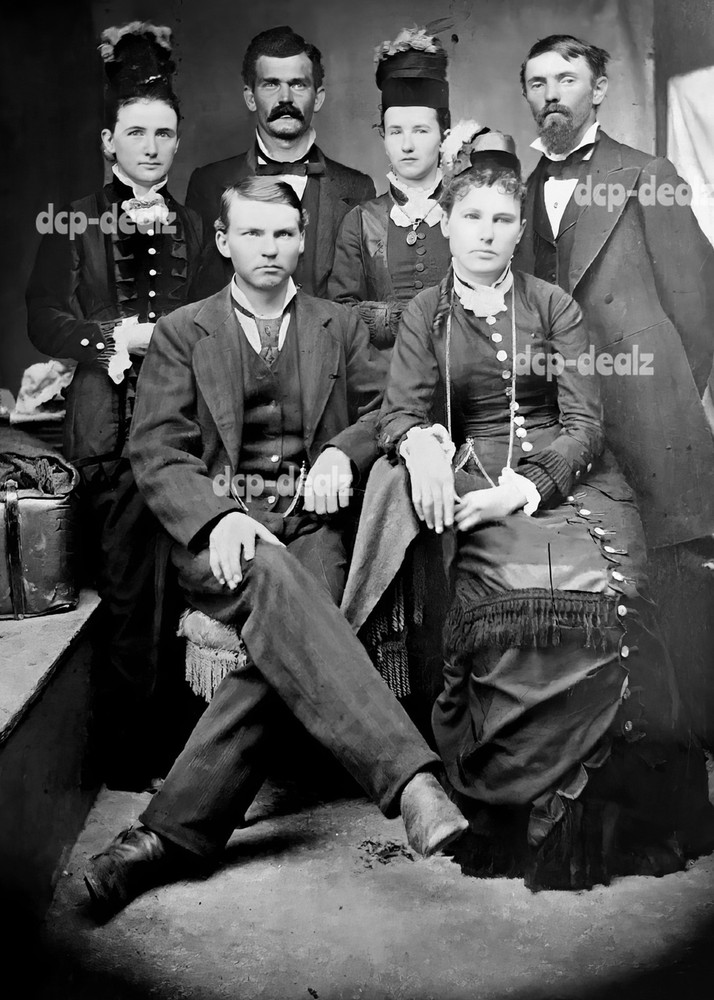 V167a Doc Holliday, Wyatt Earp Group Big Nose Kate Wild West US Marshal