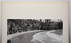 Vintage J.W. Howlett Black and White Photograph Focusing on a Beach