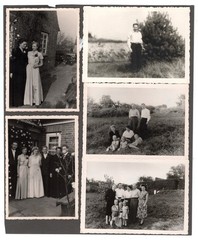 10 Vintage Wedding Photos VW Beetle Wedding Early 1950s Bride Groom