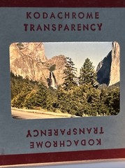 Kodachrome Red Border Lot Of 40 1950’s Yosemite Falls Trip 35mm Color Slides