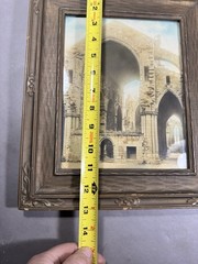 GEORGE B. PETTY Hand Colored PHOTOGRAPH Melrose Abbey Scotland Photo