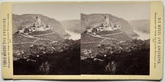 Germany Reichsburg Cochem 1889 Photo S. Williams Stereo Vintage Album