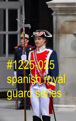 MALE PORTRAIT #1225-025 -men in uniform -spanish royal guard series -freeShipUSA