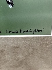 Hummingbird Landing 8×10 Photograph signed Connie Keesling 2004 14/250 Beautiful