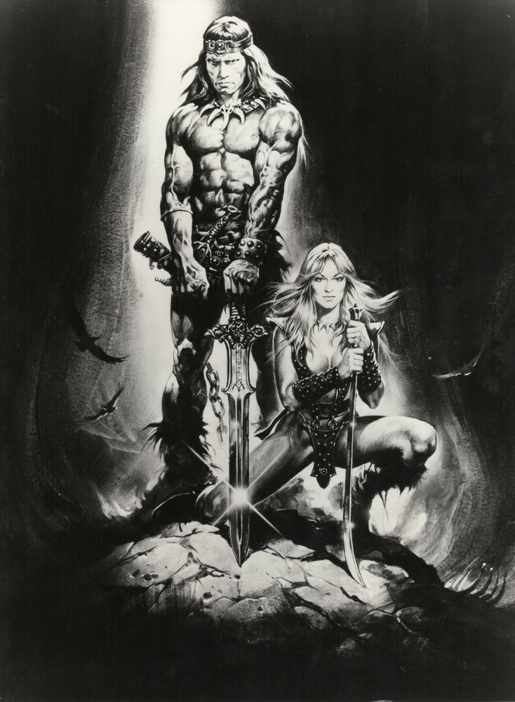 40x30cm original film photo 1982 Arnold Schwarzenegger Conan the Barbarian photo