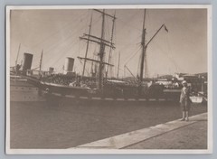 Cannes France – Sailing Ship Steamer Port – Atles Photo 1920s 1930s