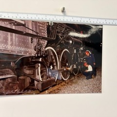 Locomotive Train Art Photograph Print Artist Signed Gordon Balla 1992 11.5×8.5″