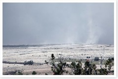 2018 Kilauea Volcano Hawaii Ash Covered Kau Desert Silver Halide Photo