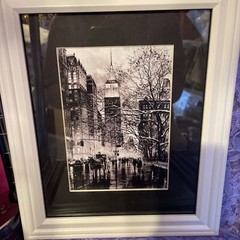 New York Artwork Bought On NYC Streets And Then Framed! Brand new never used!
