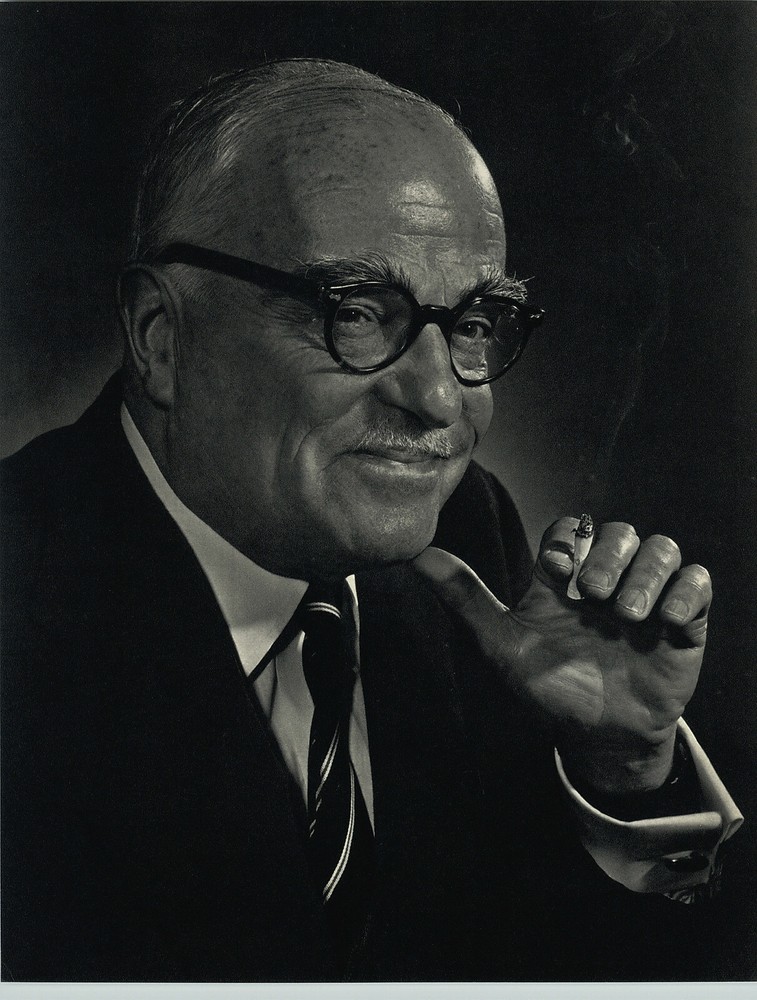 1956 1959 Yousuf Karsh Thornton Wilder ORIGINAL Portrait Art Photo 16X20