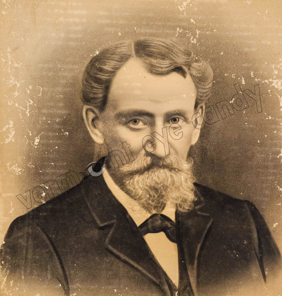 Photo of an Old Man 1800s Gray Beard DIGITAL DOWNLOAD Historic 19th century