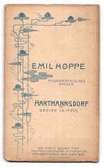 Photograph Emil Hoppe, Hartmannsdorf near Burgstädt, portrait of a young woman mi