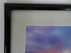 Maine Rockland Breakwater Lighthouse Signed Photograph George A. Miller Rainbow