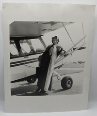 Joel Peter Witkin (b.1939) photograph 11×14” female aviator airplane