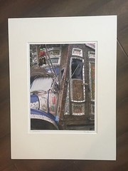 BRUCE BLUM SIGNED COLOR Photo Print (18″X 24″)-«Silk Road Truck «
