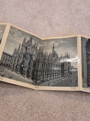 Milan 1930s Vintage Photo Folding Book – Memory of Milan 32 Views Leporello