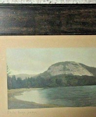 J Carleton Bicknell White Horse Ledge Hand Colored Photo Wallace Nutting Peer