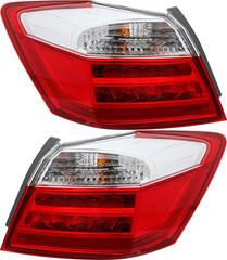 For Honda Accord Sedan Outer LED Tail Light 2013 2014 2015 Driver Left and Passe