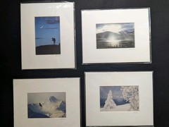Set of 4 Wildlife/Nature Photographs by Jim Stamates, 4″x6″, Matted to 8″x10″