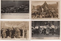 [Soviet Propaganda] 30 x Photographs from Moscow May Day Celebrations, 1930s