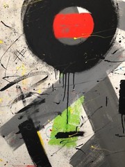 VERY COOL MIXED MEDIA PAINTING BY JOSEPH BRETON COLLABORATOR W/ ARTHUR SECUNDA