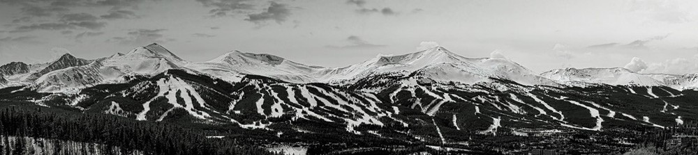 Breckenridge Ski Resort Colorado Landscape Photograph Wall Art Poster Print