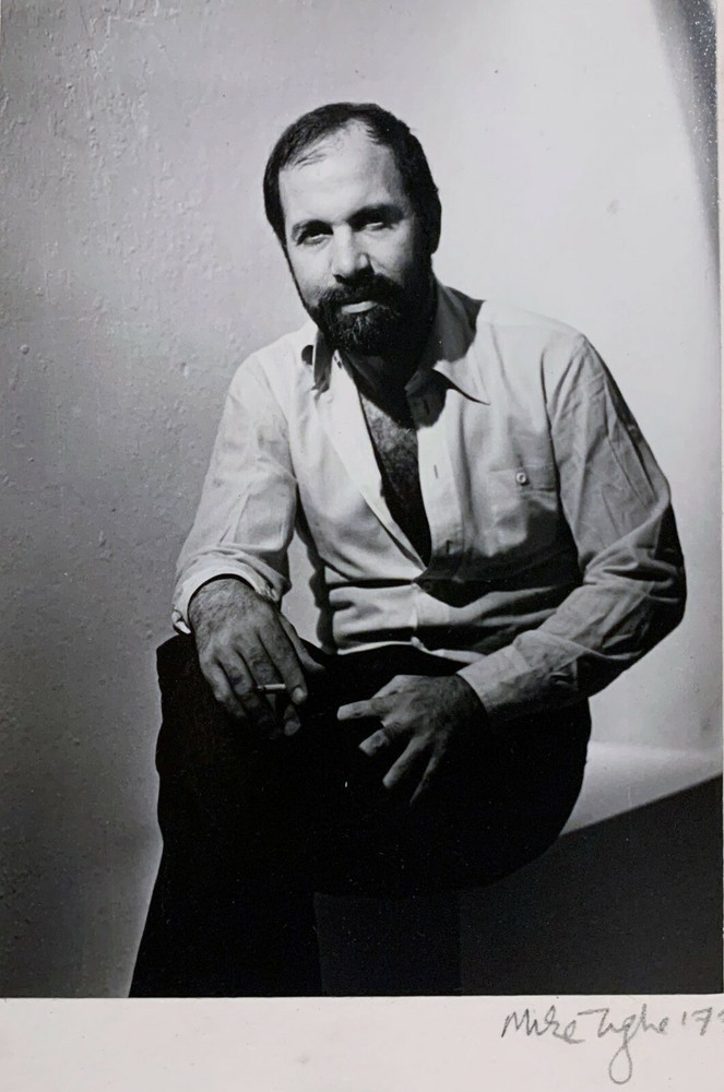 MICHAEL TIGHE 20th c. American SILVER GELATIN PRINT Portrait Unidentified Man