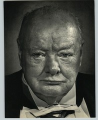 1956 1959 Yousuf Karsh Winston Churchill II ORIGINAL Portrait Art Photo 16X20