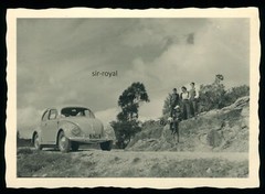 Brezelkäfer in Bogota – VW Käfer Auto – KFZ PKW Oldtimer Kolumbien – Foto 9x6cm