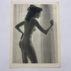 Vintage 20th Century Backlight Female Art Nude Photography Print BN