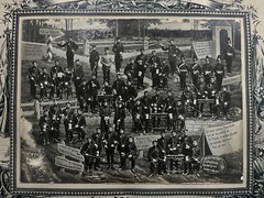 Vintage 1910-1912 German Military Photograph Patriotic Soldiers Commemorated