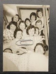 Photo portrait young women group picture model hairstyle perm picture old ladies