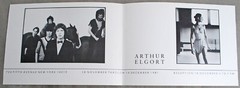 1981 Gallery Exhibition Invitation Photographs Arthur Elgort Mick Jagger NYC
