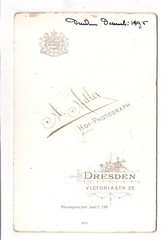 CAB Foto Feine Dame – Dresden 1893 / 1895