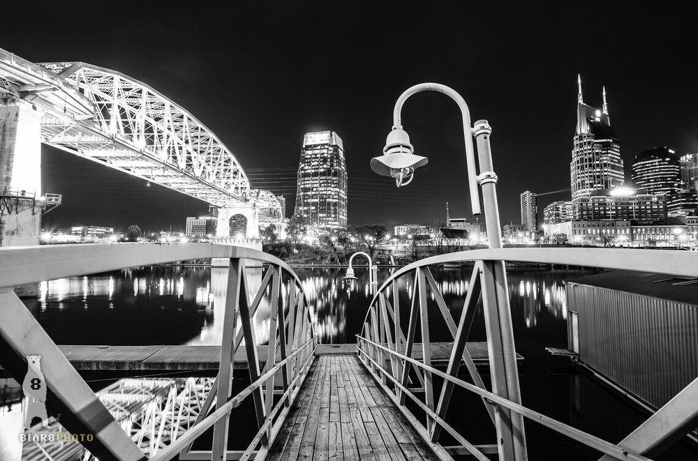 Nashville Urban Art Prints – Black and White Cityscape – Fine Art Photography