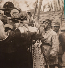 WW1 Artillery Howitzer Italian 305/17 Isola Morosini Isonzo Photo (F. 010)