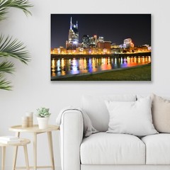 Nashville Skyline, Landscape, Cityscape – Fine Art Photo on Metal, Canvas, Paper