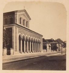 Albumin on Cardboard – View of Munich – Circa 1870s