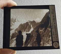 Photo Plate Glass Early 1900 – The Mount White (IN A L’Needle of Monk)