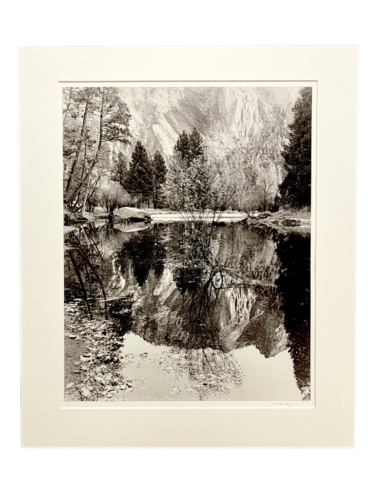 Black & White Photograph Merced River Bob Werling Ansel Adams Student California