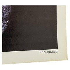 Vintage Apollo 11 Earth Photo NASA 1969 Space Exploration Print