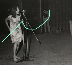 24x18cm Vintage Archive Photo 1967 Joan Baez at Teatro Lirico in Milan photo A