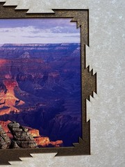 Grand Canyon photos “Sunrise” & “Sunstreak” signed matted photos, James Thompson